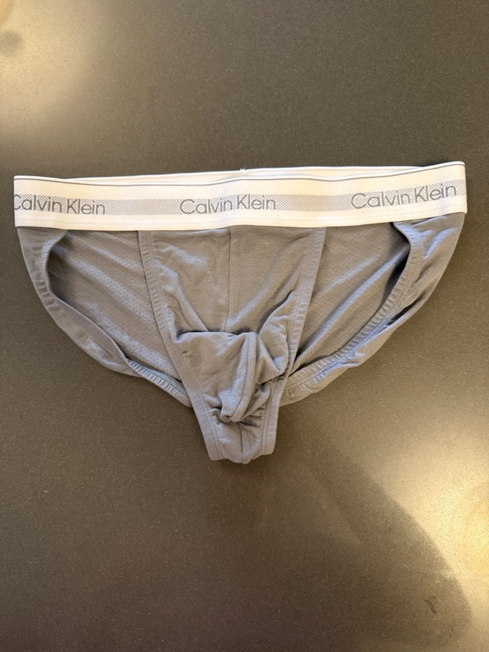 New Calvin Klein Light Gray Men’s  Briefs. Microfiber